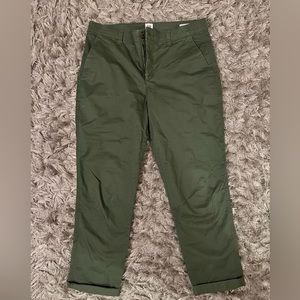 Navy green capris
